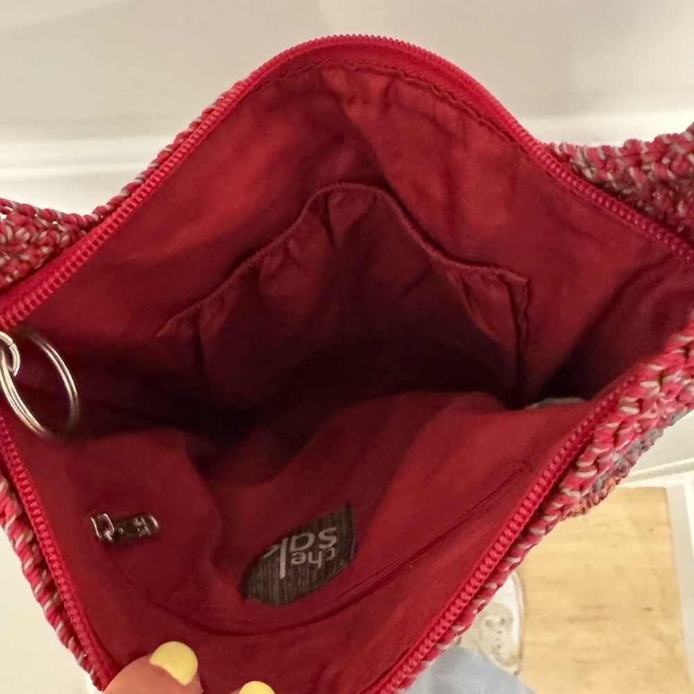 The Sak Cherry Red Woven Bag - Picture 2 of 5